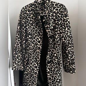 Leopard print coat